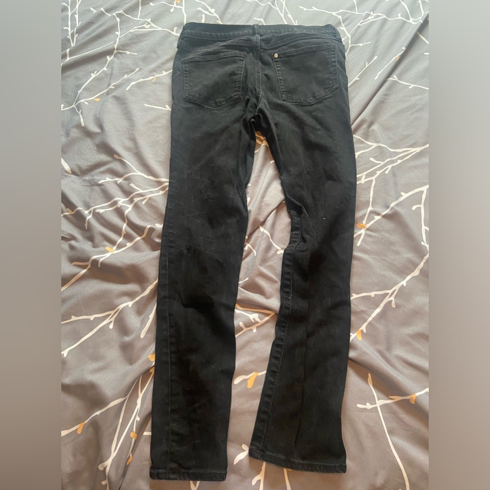 Purple jeans black